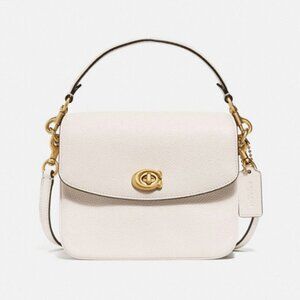 Coach Cassie Crossbody 19 in Brass/Chalk